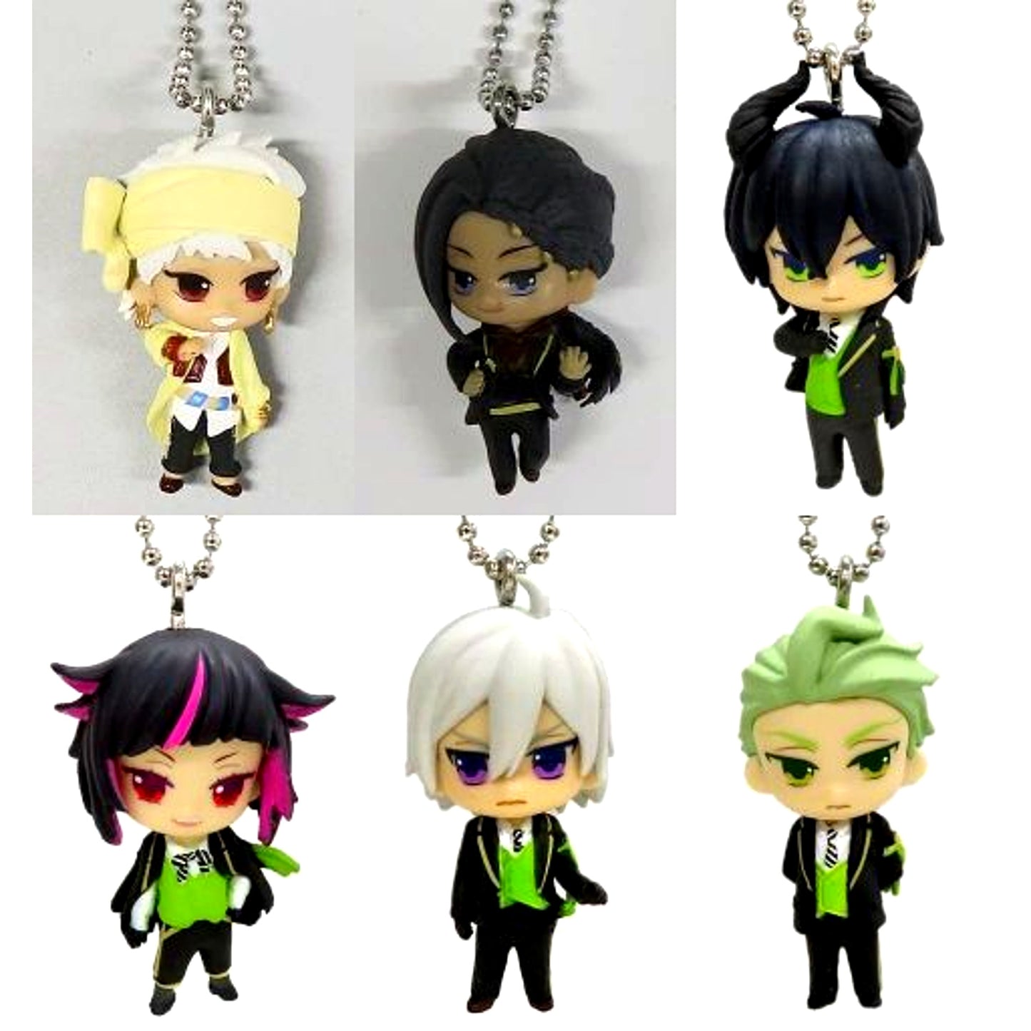Set of 6 Disney Twisted-Wonderland Swing Mascot vol.4 [USED]