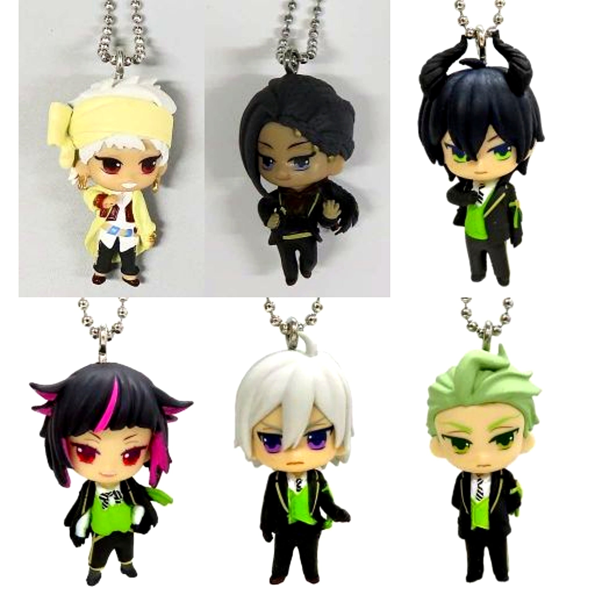 Set of 6 Disney Twisted-Wonderland Swing Mascot vol.4 [USED]