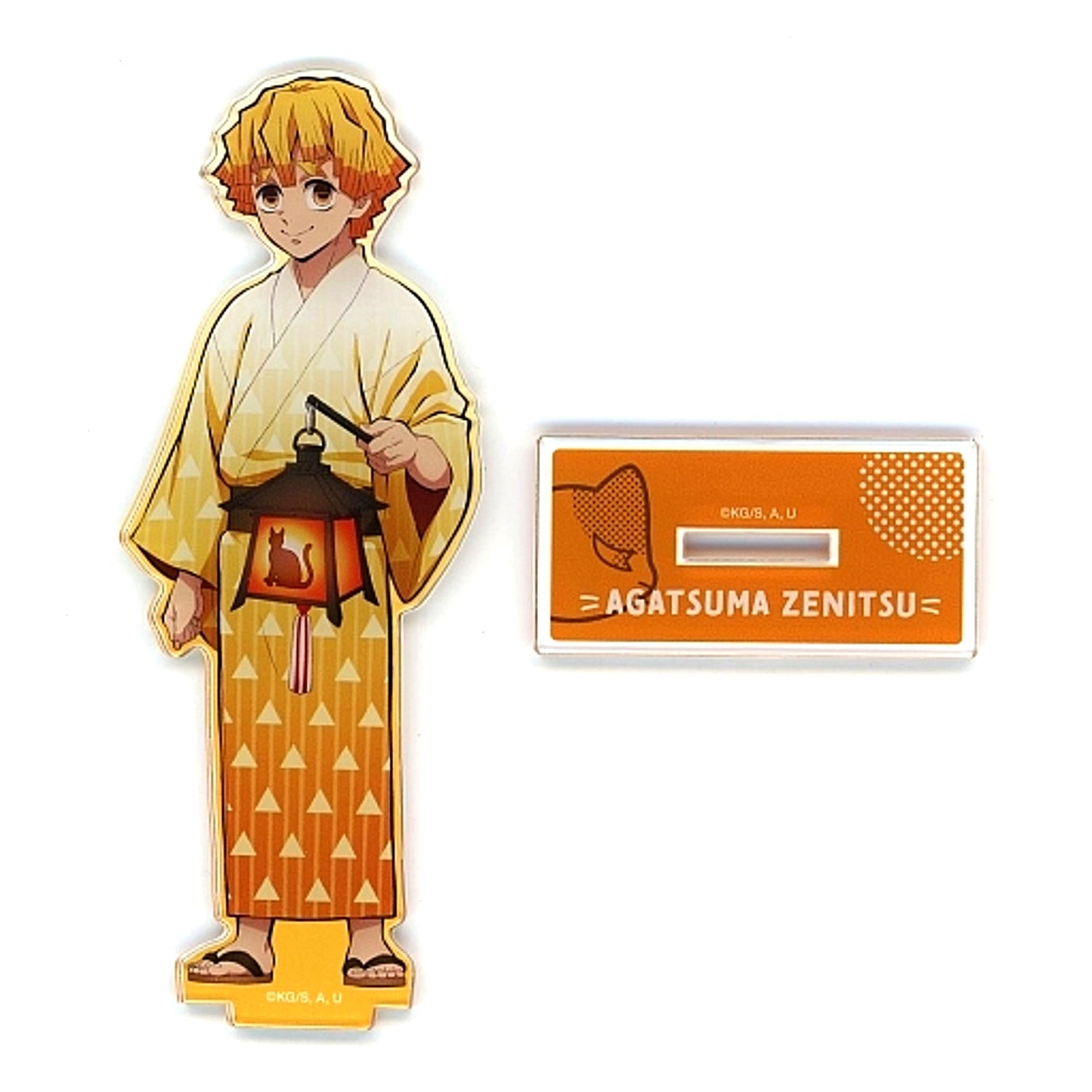 Zenitsu Agatsuma Acrylic Stand Demon Slayer: Kimetsu no Yaiba Matsuribiyori [USED]