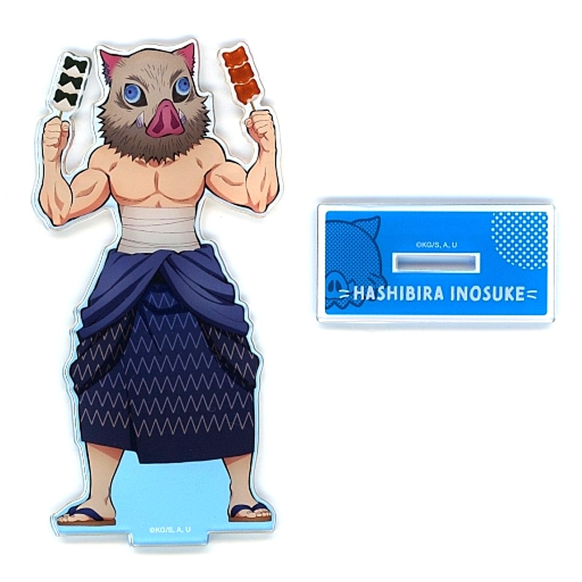 Inosuke Hashibira Acrylic Stand Demon Slayer: Kimetsu no Yaiba Matsuri Biyori [USED]