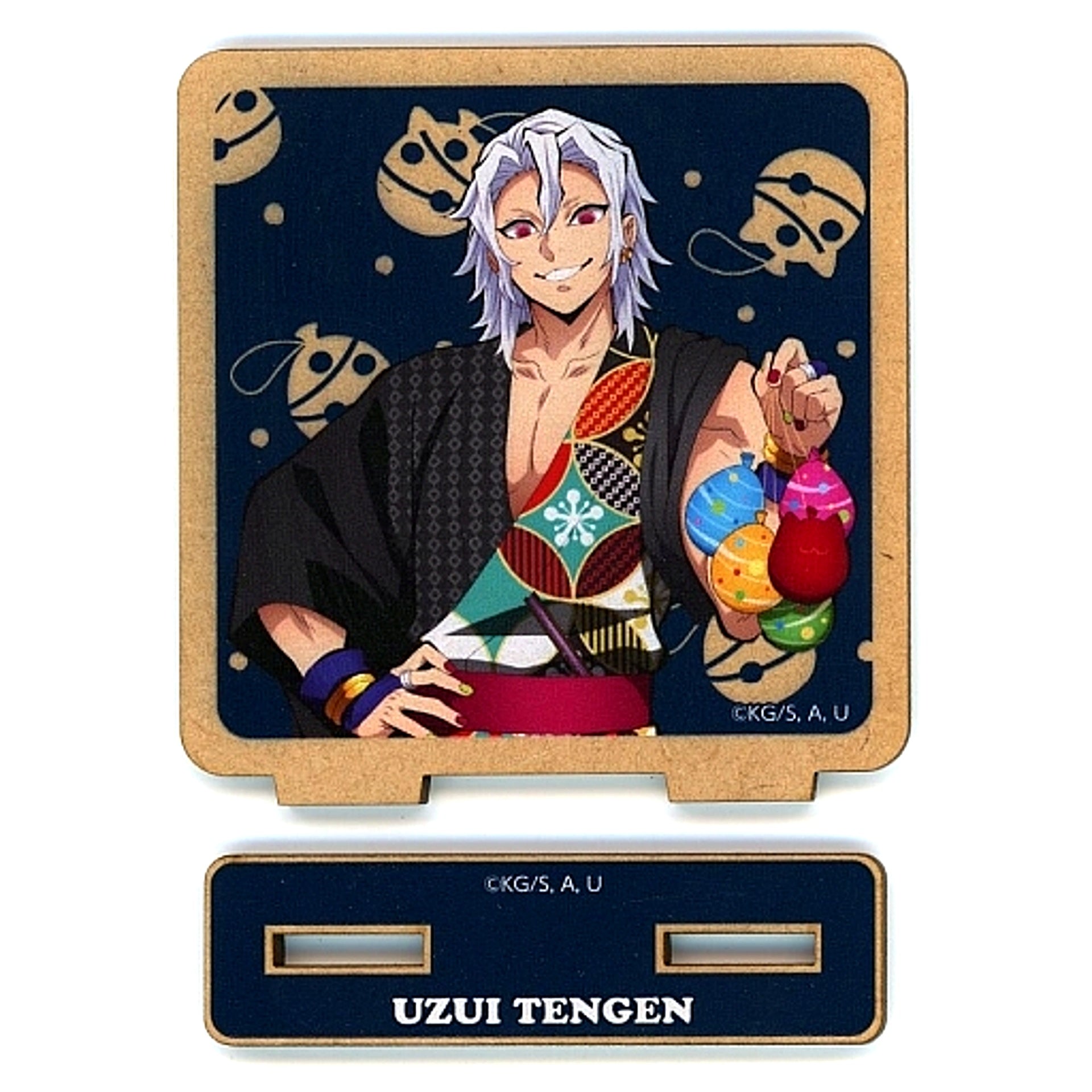 Tengen Uzui Character Stand Demon Slayer: Kimetsu no Yaiba Matsuribiyori Mini Game Spin Flashily! Tengen's Giant Garapon Prize B [USED]