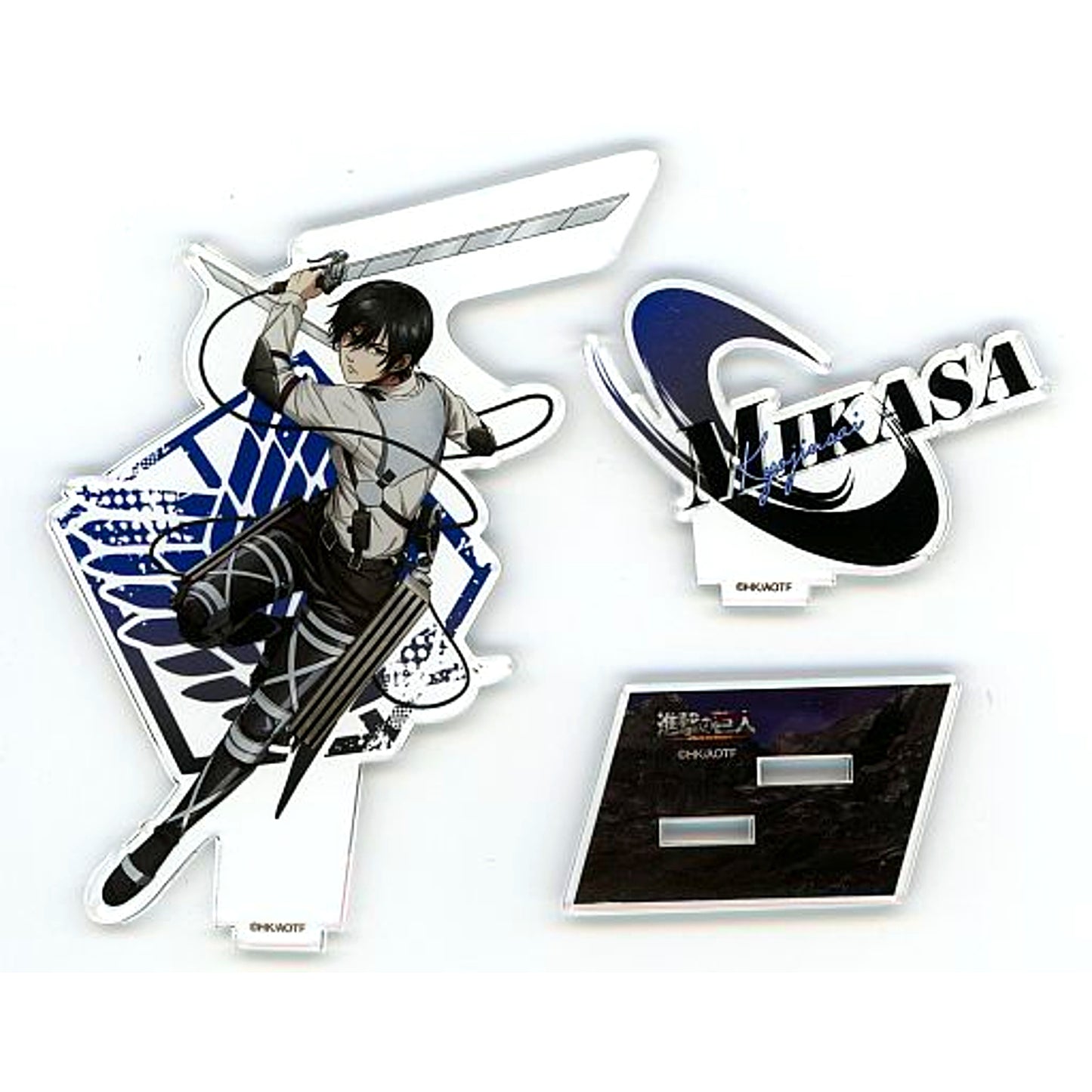 Mikasa Ackerman Attack on Titan cookpadLive cafe Titan Festival vol.3 Drawn Character Acrylic Stand [USED]
