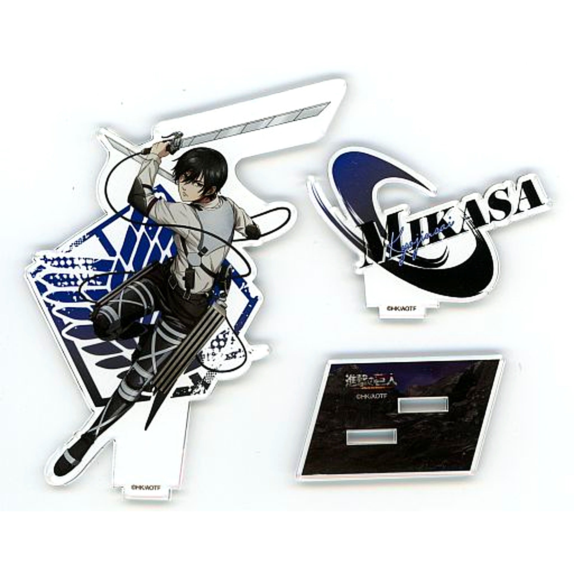 Mikasa Ackerman Attack on Titan cookpadLive cafe Titan Festival vol.3 Drawn Character Acrylic Stand [USED]