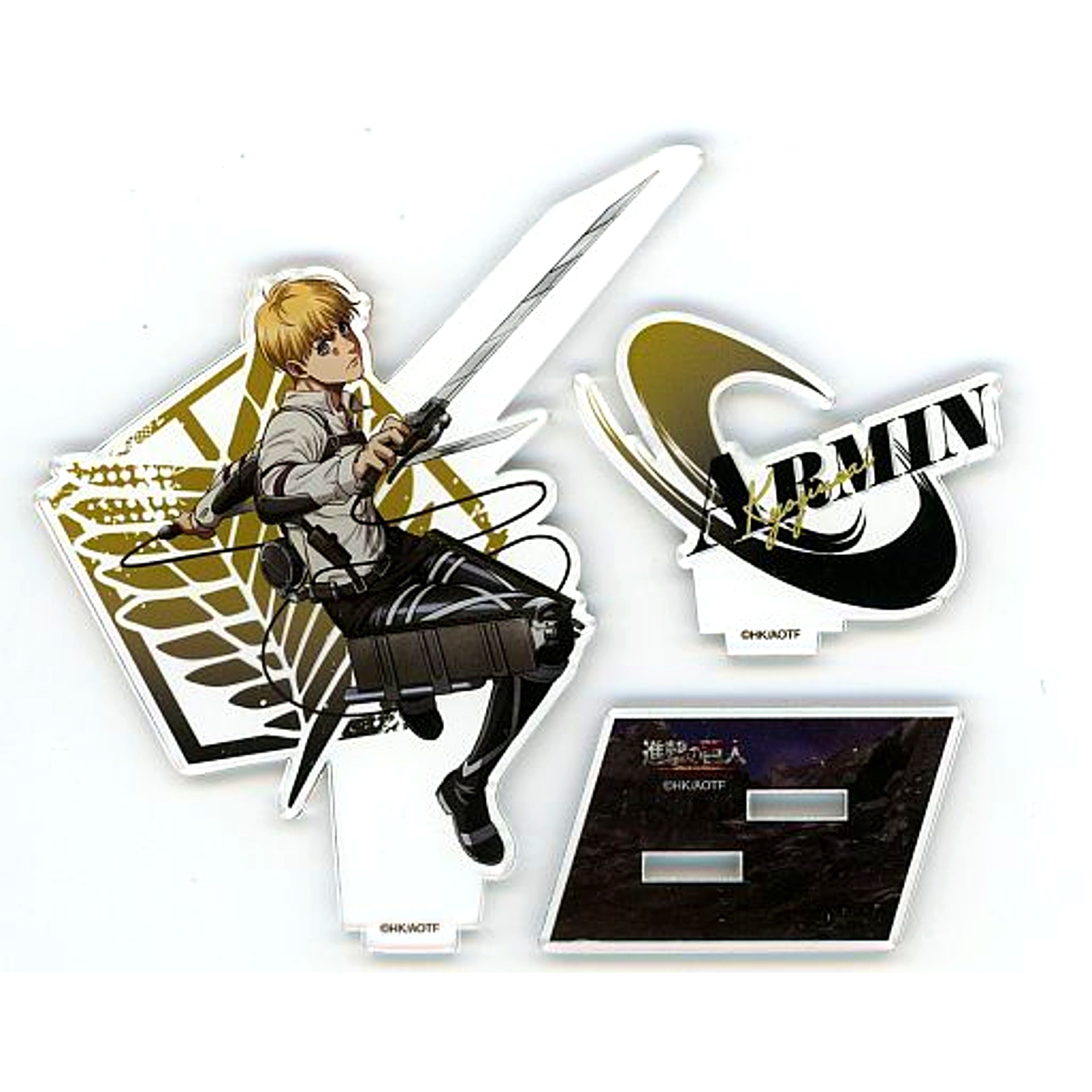 Armin Arlert Attack on Titan Drawn Character Acrylic Stand cookpadLive cafe Titan Festival Vol.3 [USED]