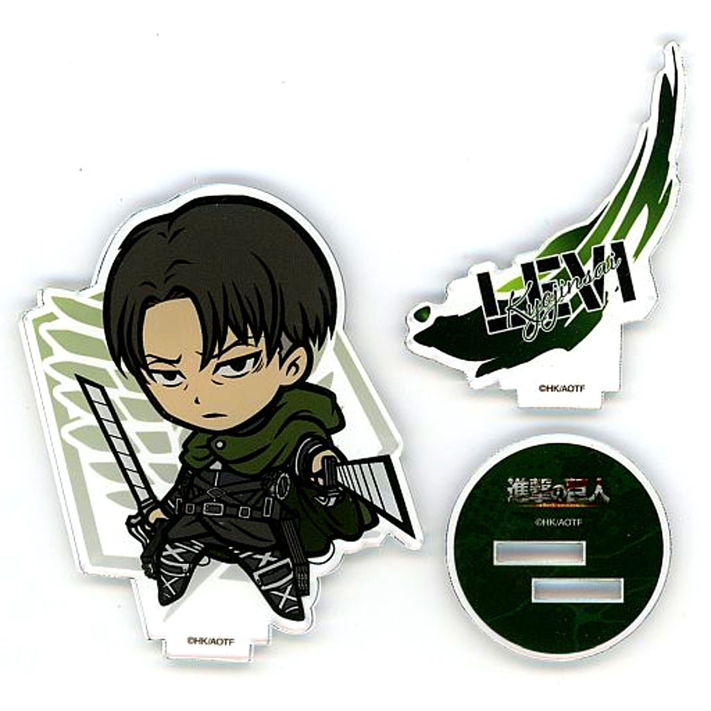 Levi Ackerman Attack on Titan cookpadLive cafe Titan Festival vol.3 Deformed Character Acrylic Stand [USED]