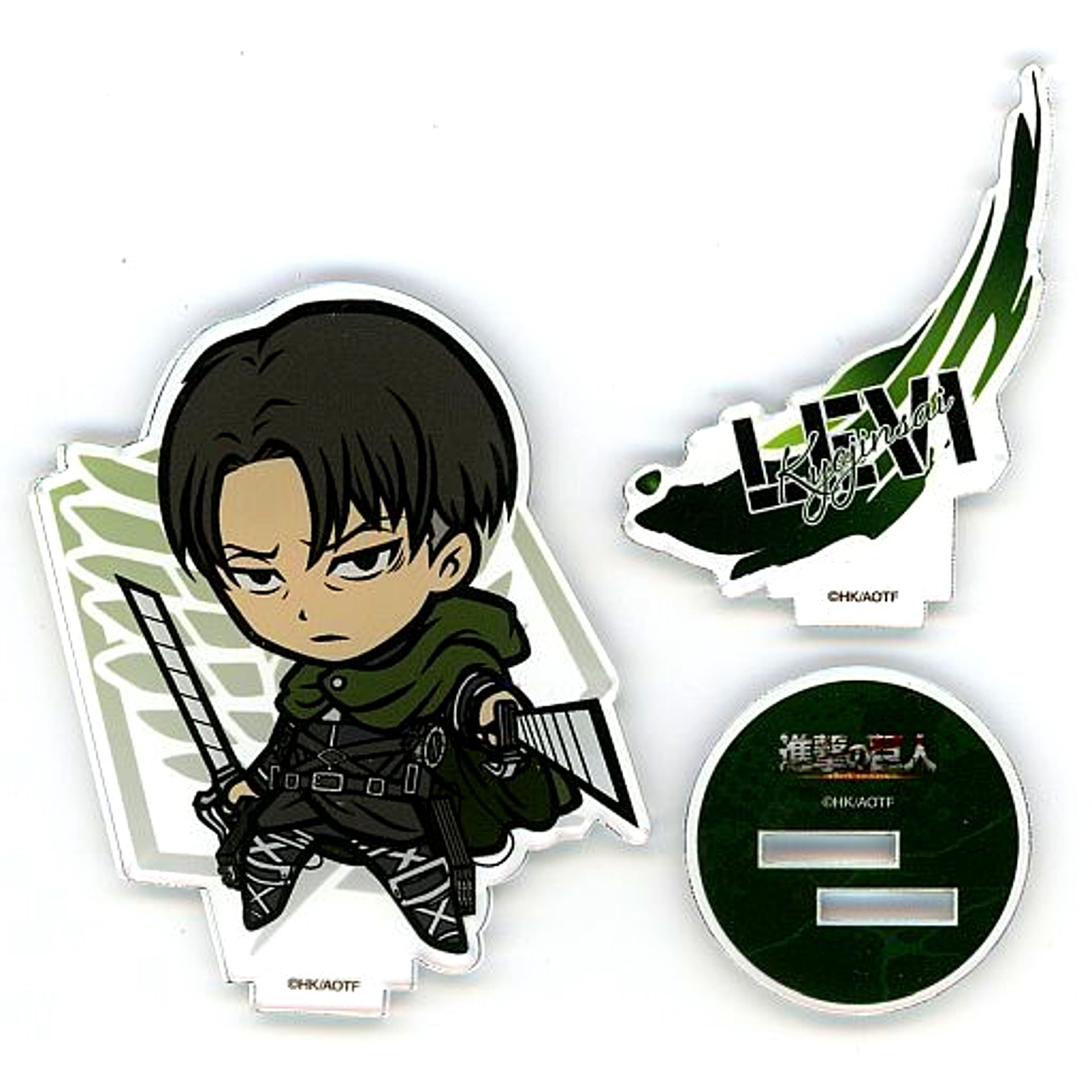 Levi Ackerman Attack on Titan cookpadLive cafe Titan Festival vol.3 Deformed Character Acrylic Stand [USED]