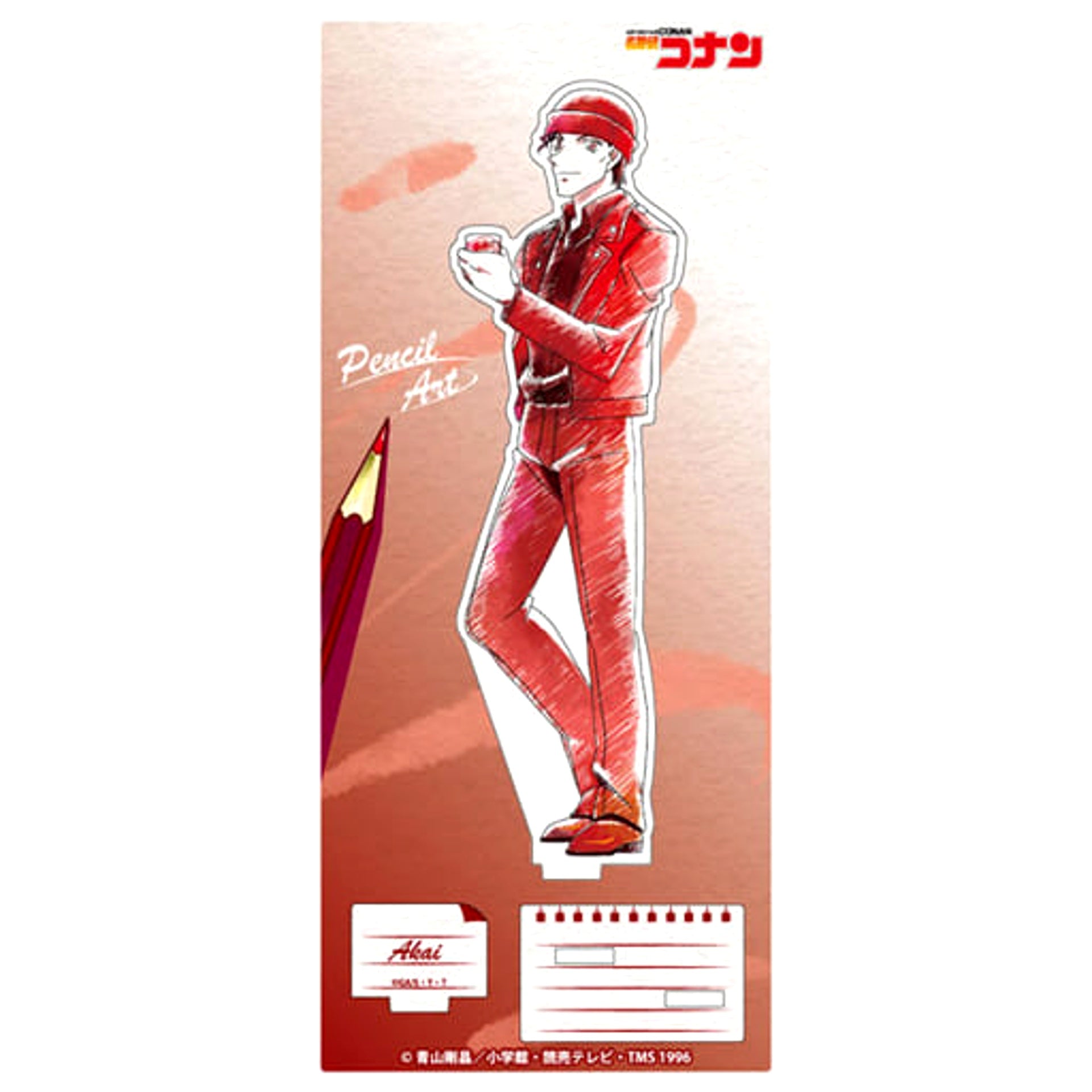 Detective Conan Shuichi Akai Pencil Art Acrylic Stand Collection Acrylic Stands [USED]