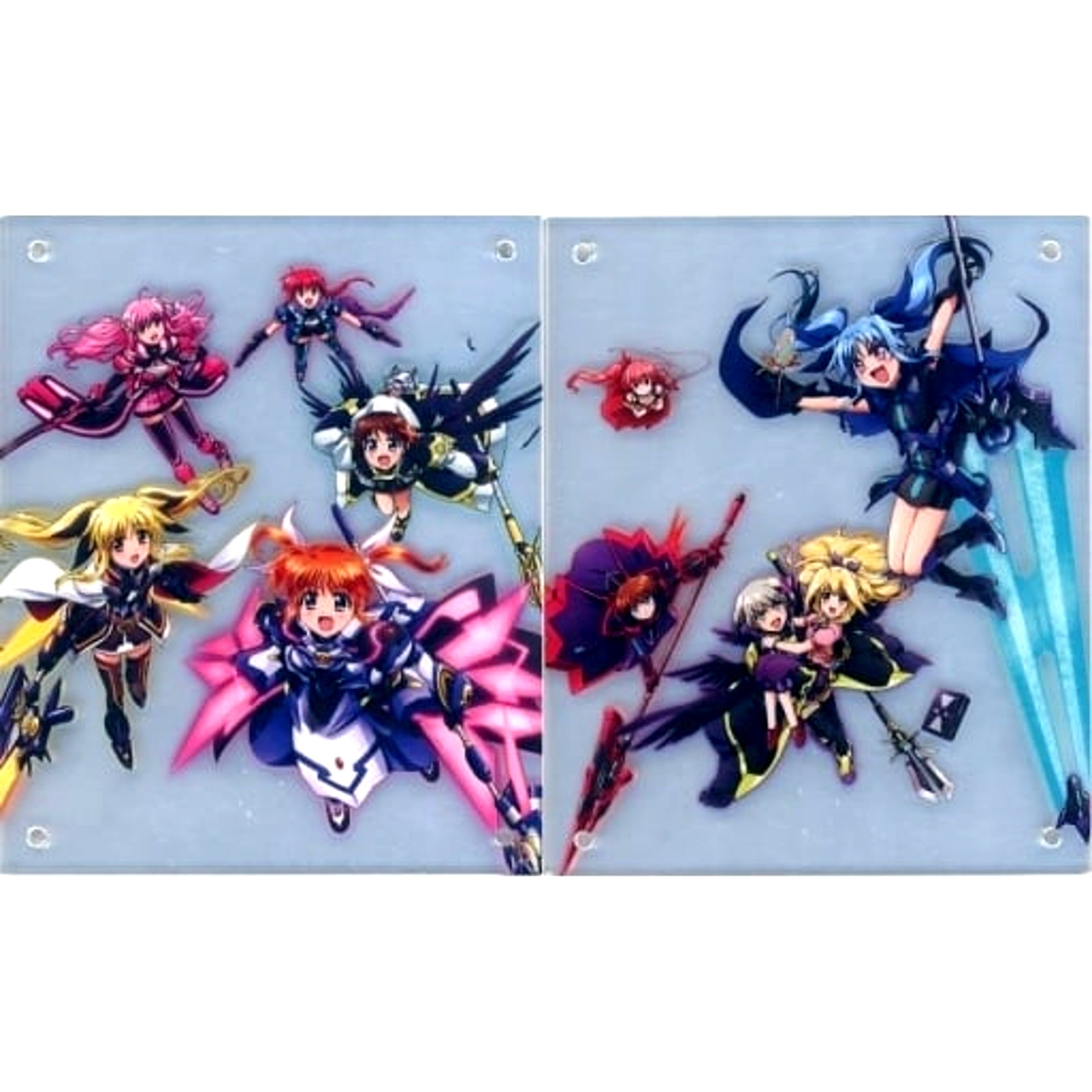 Group Little Magic Mirror Acrylic Stand Magical Girl Lyrical Nanoha 15th Anniv Event Lyrical Live [USED]