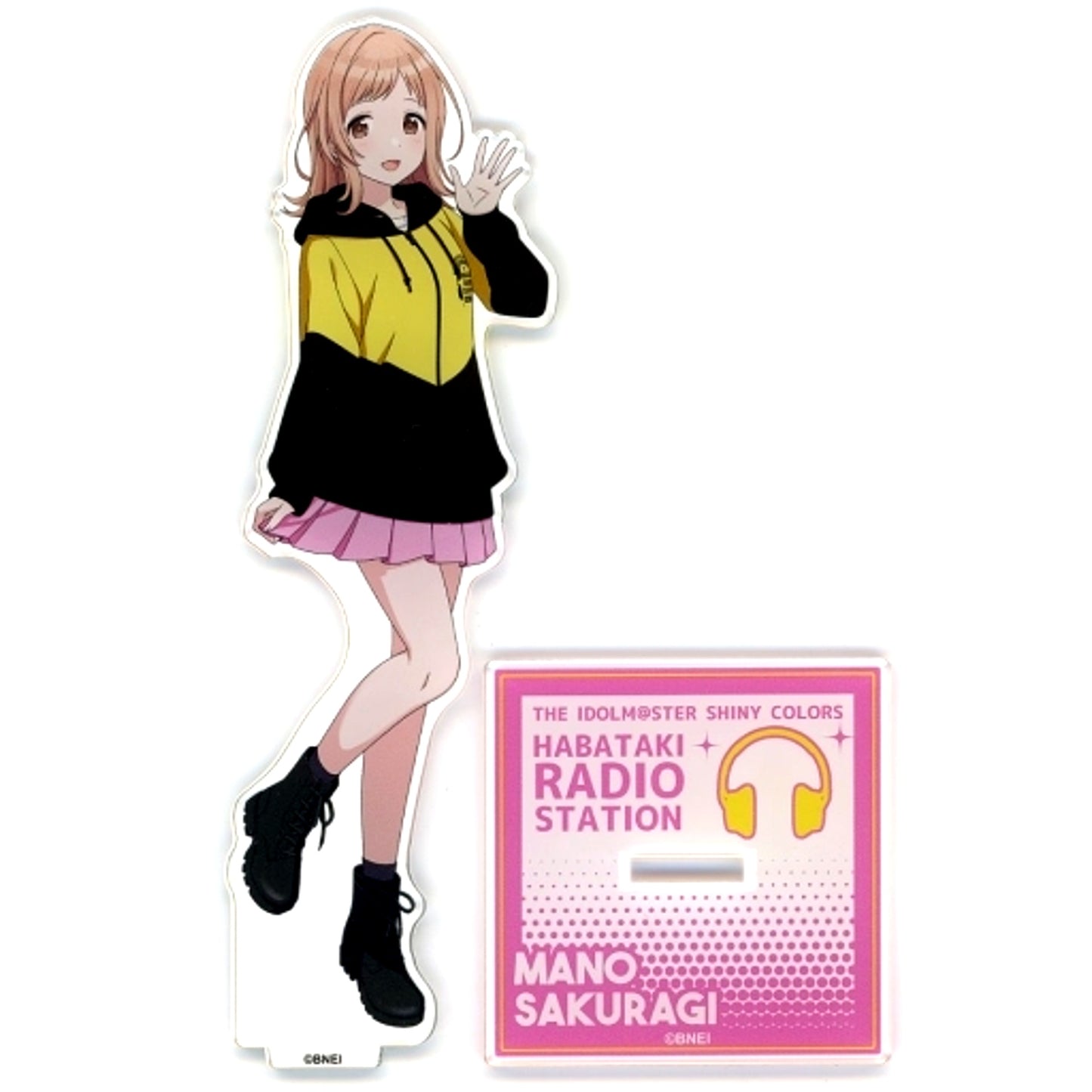 Mano Sakuragi THE IDOLM@STER Shiny Colors Official Acrylic Stand 2021 ver. Habataki Radio Station [USED]