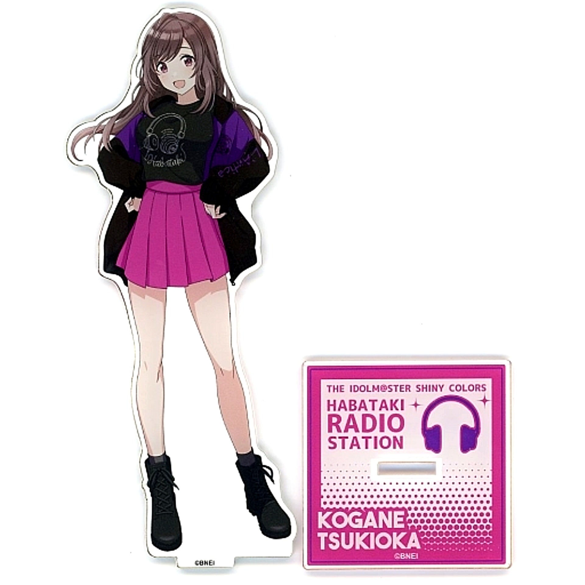 Kogane Tsukioka THE IDOLM@STER SHINY COLORS Habataki Radio Station Official Acrylic Stand 2021 Ver. [USED]