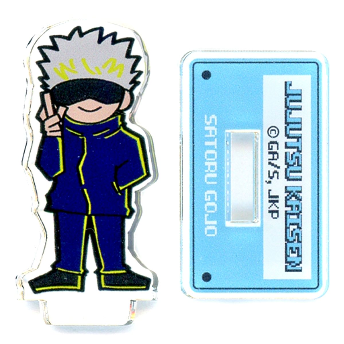 Satoru Gojo Jujutsu Kaisen PLAZA in Loft Retro GAME Trading Mini Acrylic Stand [USED]