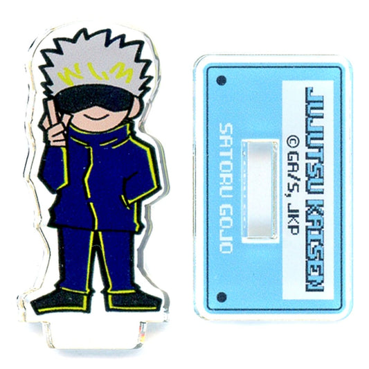 Satoru Gojo Jujutsu Kaisen PLAZA in Loft Retro GAME Trading Mini Acrylic Stand [USED]