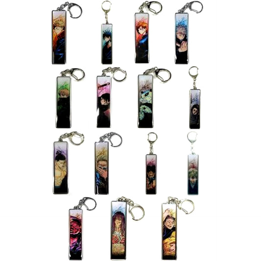 Set of 15 Jujutsu Kaisen Domain Expansion Fair 2022 Metal Keychain Collection Vol.1 [USED]