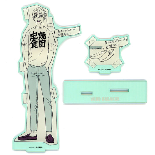 Hajime Umemiya B-2 Prize WIND BREAKER Big Acrylic Stand webpon x Kuji Mate [USED]