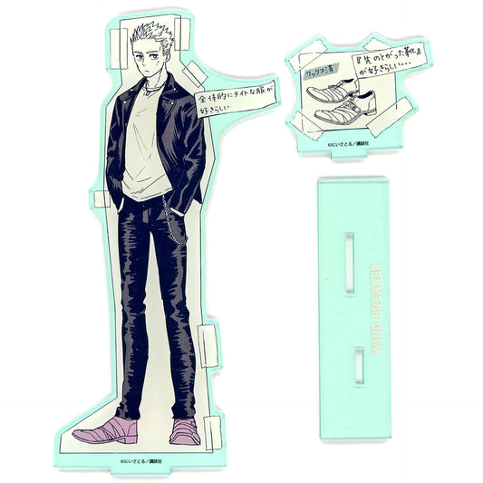 Toma Hiragi B-4 Prize Wind Breaker webpon x Kuji Mate Big Acrylic Stand [USED]