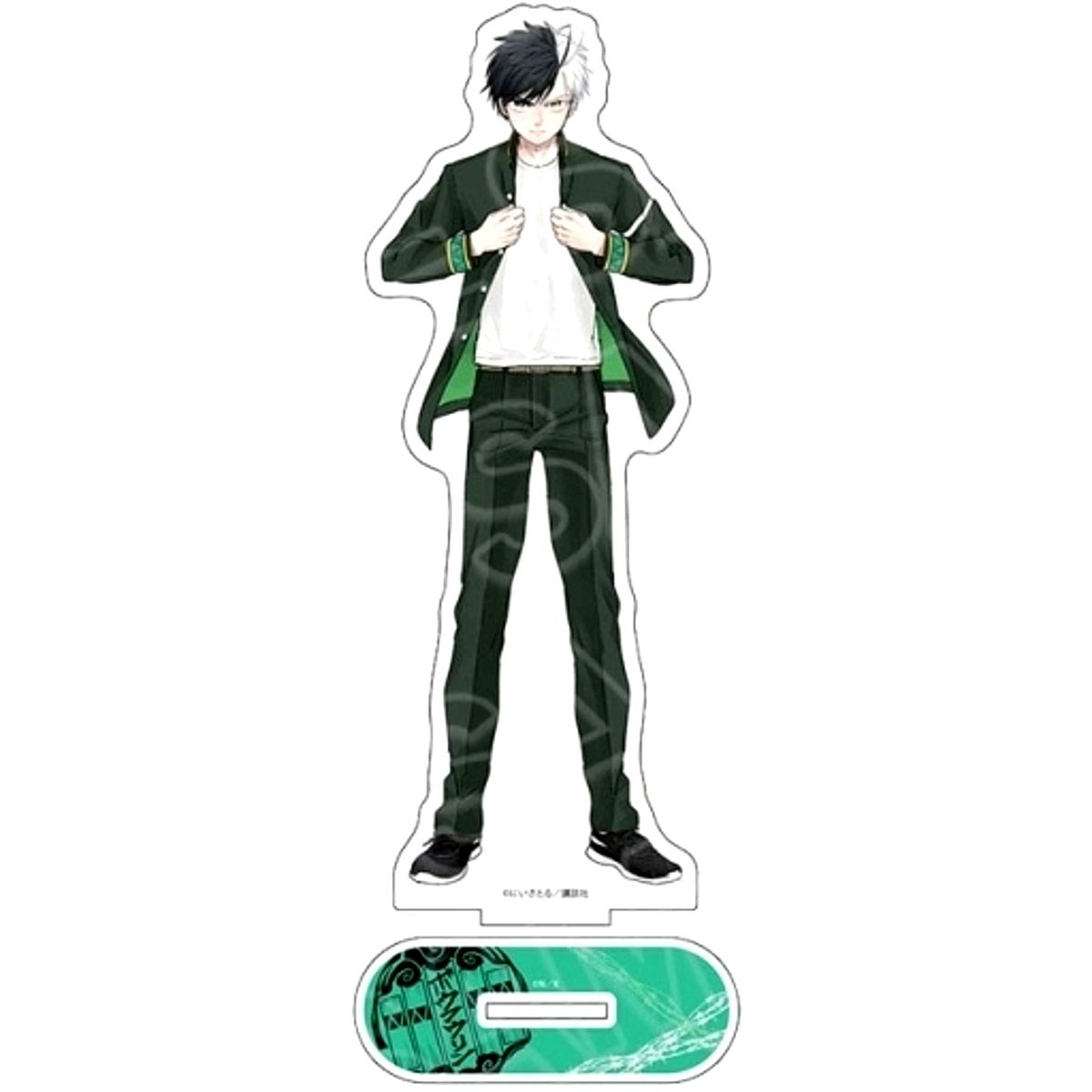 Haruka Sakura Illustrated Ver. Big Acrylic Stand Wind Breaker [USED]