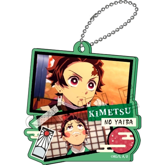 Tanjiro Kamado Demon Slayer: Kimetsu no Yaiba Collage Acrylic Keychain [USED]