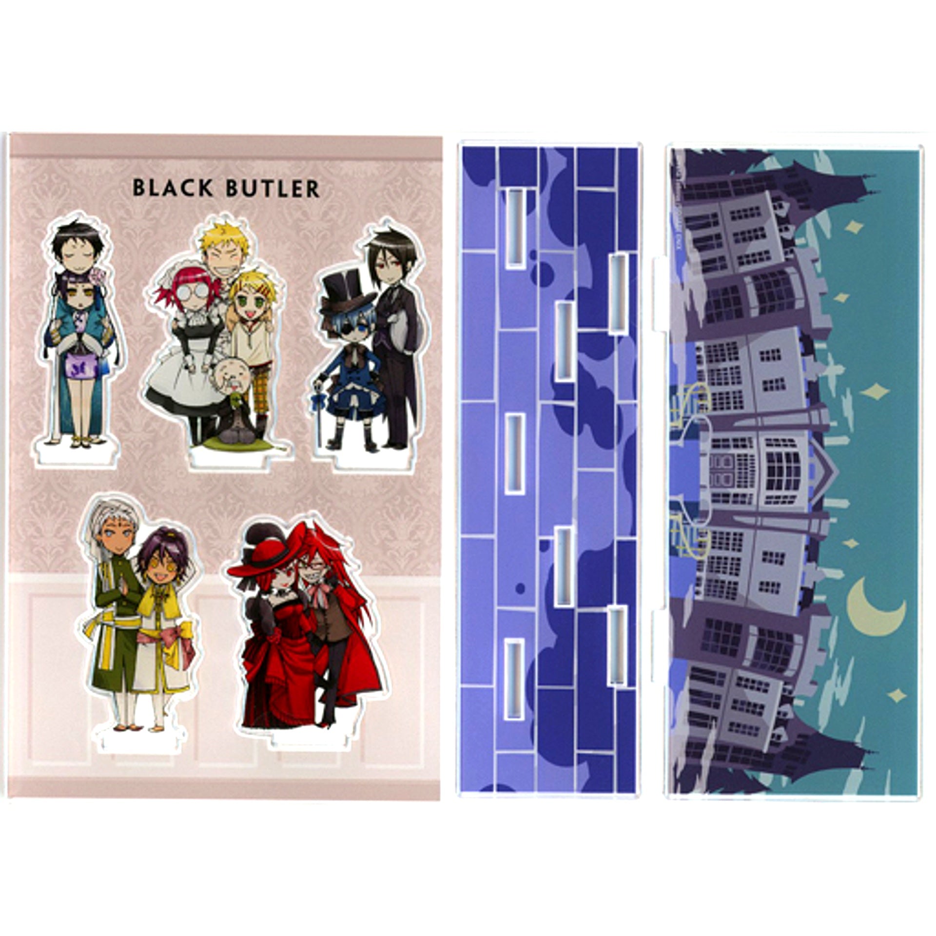 Group Acrylic Diorama Stand Black Butler Exhibition Rich Black Black Butler Black Label [USED]