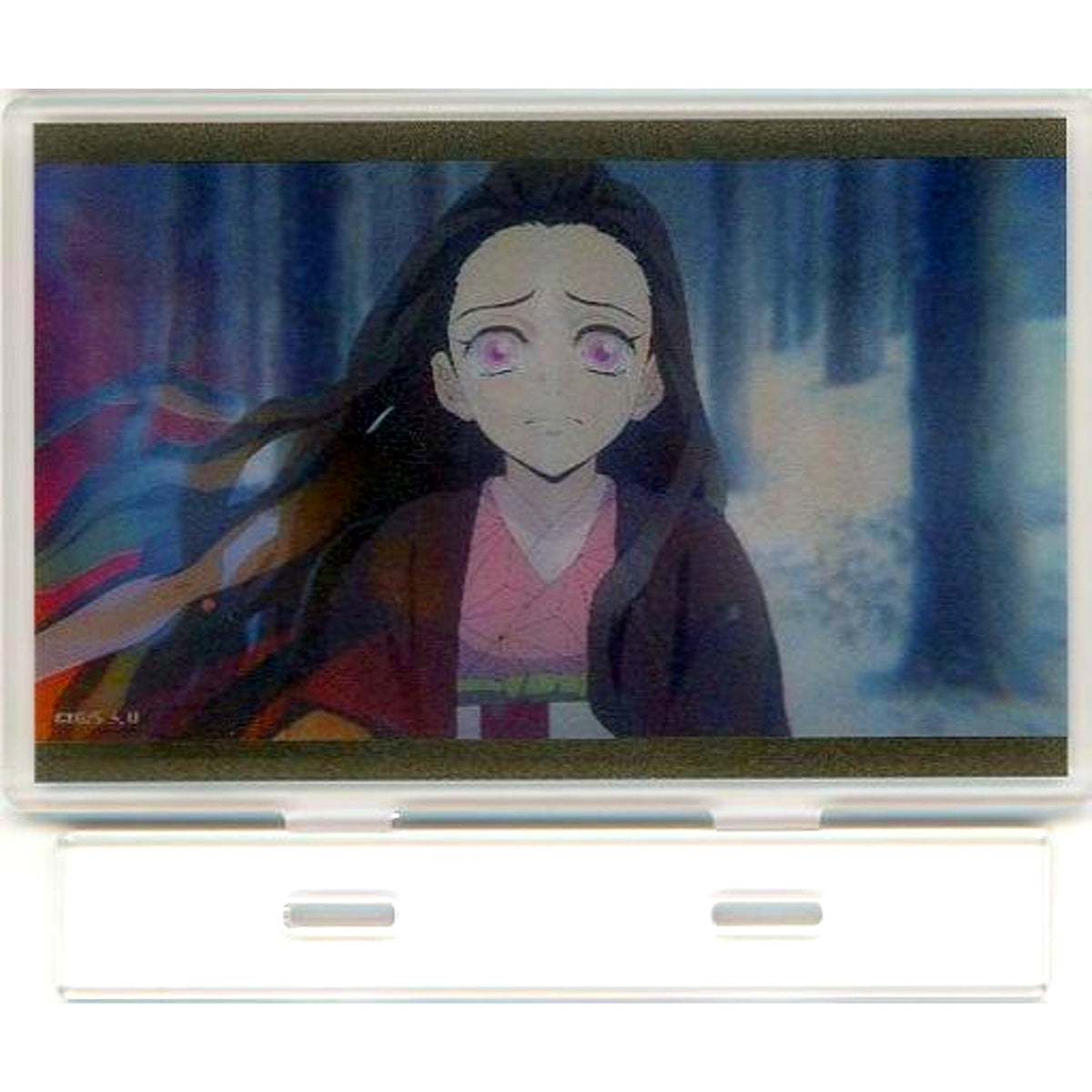 Nezuko Kamado Daki Demon Slayer Entertainment District Arc x ufotable Cafe x Machi Asobi Cafe Episode 10 Never Give Up Scene Shot Lenticular Random Acrylic Stand [USED]