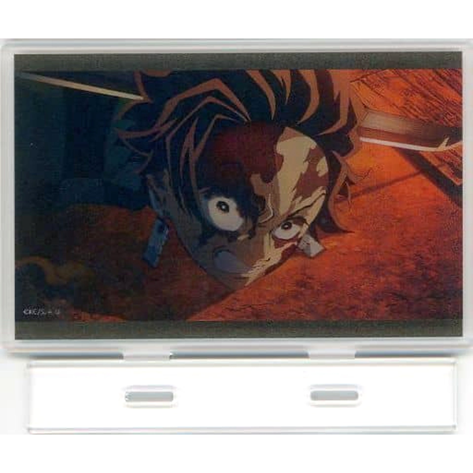 Tanjiro Kamado and Gyutaro Demon Slayer: Kimetsu no Yaiba Entertainment District Arc ufotable Cafe Machi Asobi CAFE Episode 10 Never Give Up Famous Scene Lenticular Random Acrylic Stand [USED]