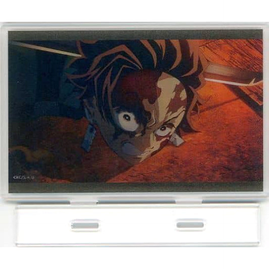 Tanjiro Kamado and Gyutaro Demon Slayer: Kimetsu no Yaiba Entertainment District Arc ufotable Cafe Machi Asobi CAFE Episode 10 Never Give Up Famous Scene Lenticular Random Acrylic Stand [USED]