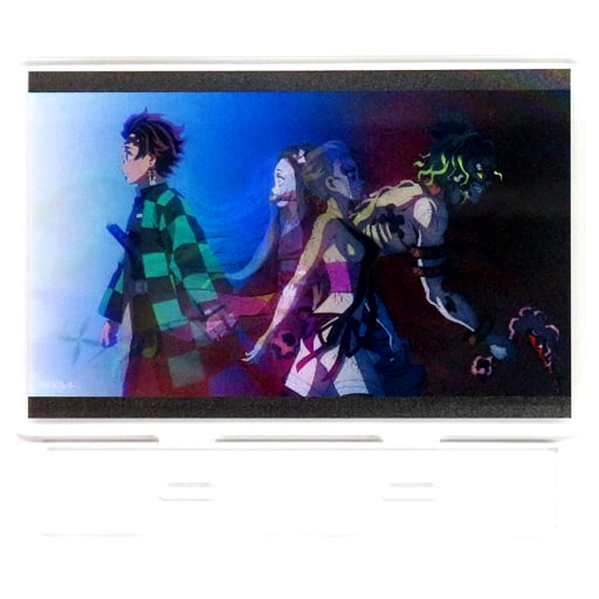 Tanjiro Nezuko Gyutaro Daki Demon Slayer: Kimetsu no Yaiba Entertainment District Arc ufotable Cafe Machi Asobi Cafe Episode 10 Never Give Up Famous Scene Lenticular Random Acrylic Stand [USED]