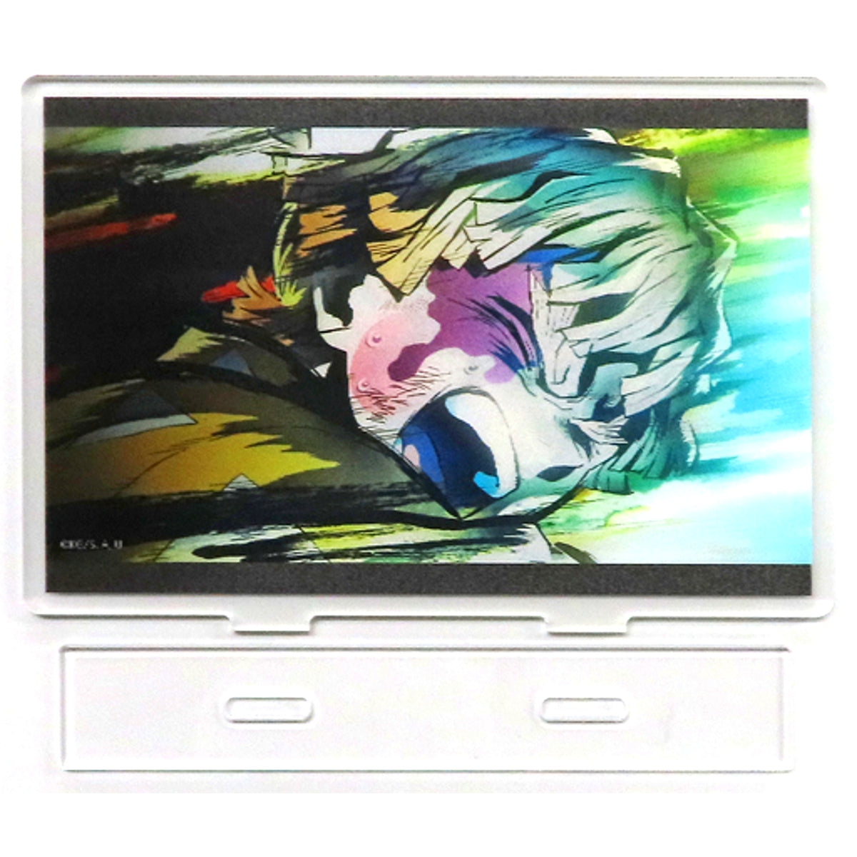 Zenitsu Agatsuma Demon Slayer Entertainment District Arc x ufotable Cafe x Machi Asobi Cafe Episode 10 Never Give Up Scene Shot Lenticular Random Acrylic Stand [USED]
