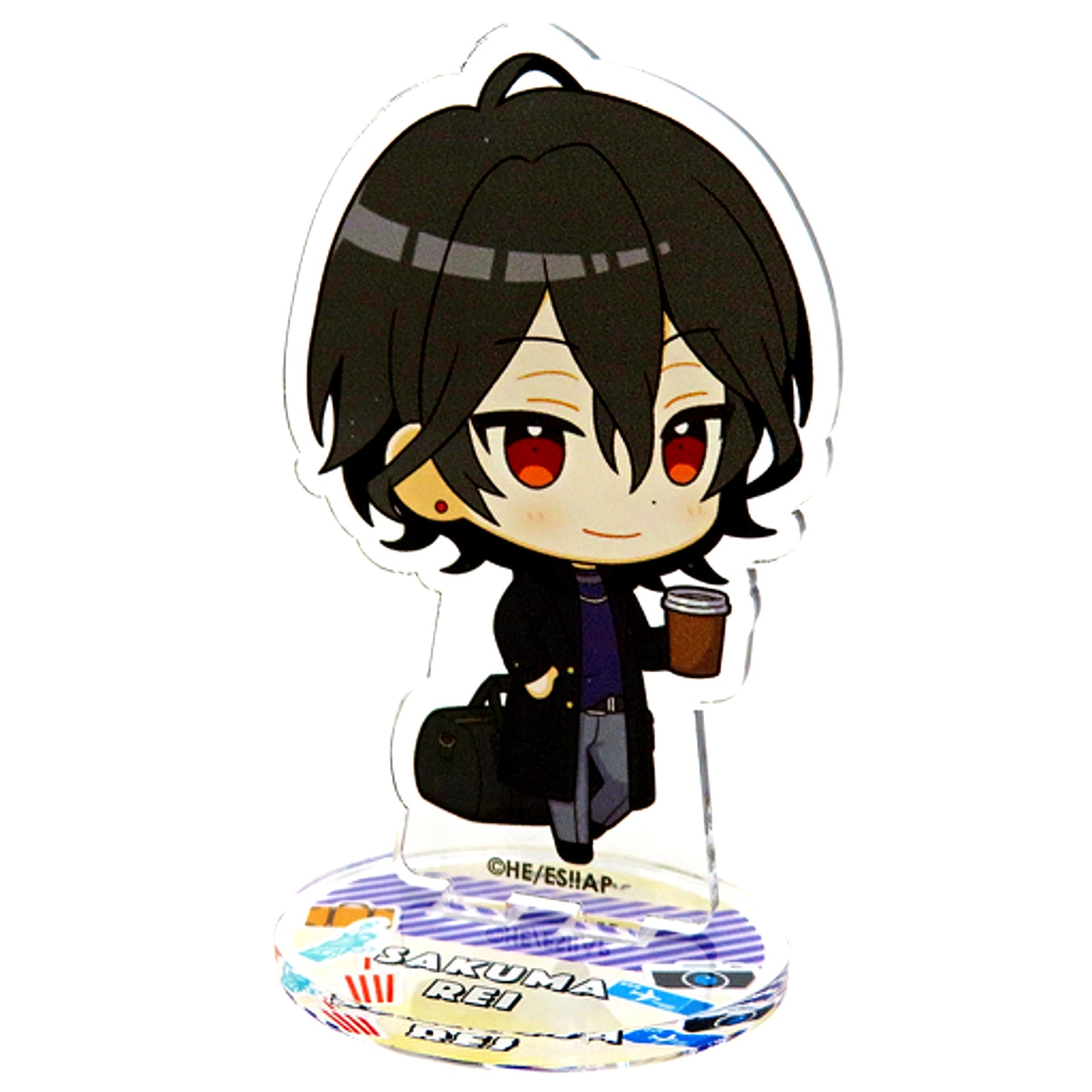 Rei Sakuma Ensemble Stars!! Road to Show!! x animatecafe 1st Trading Acrylic Stand Road to Show!! Ver. [USED]