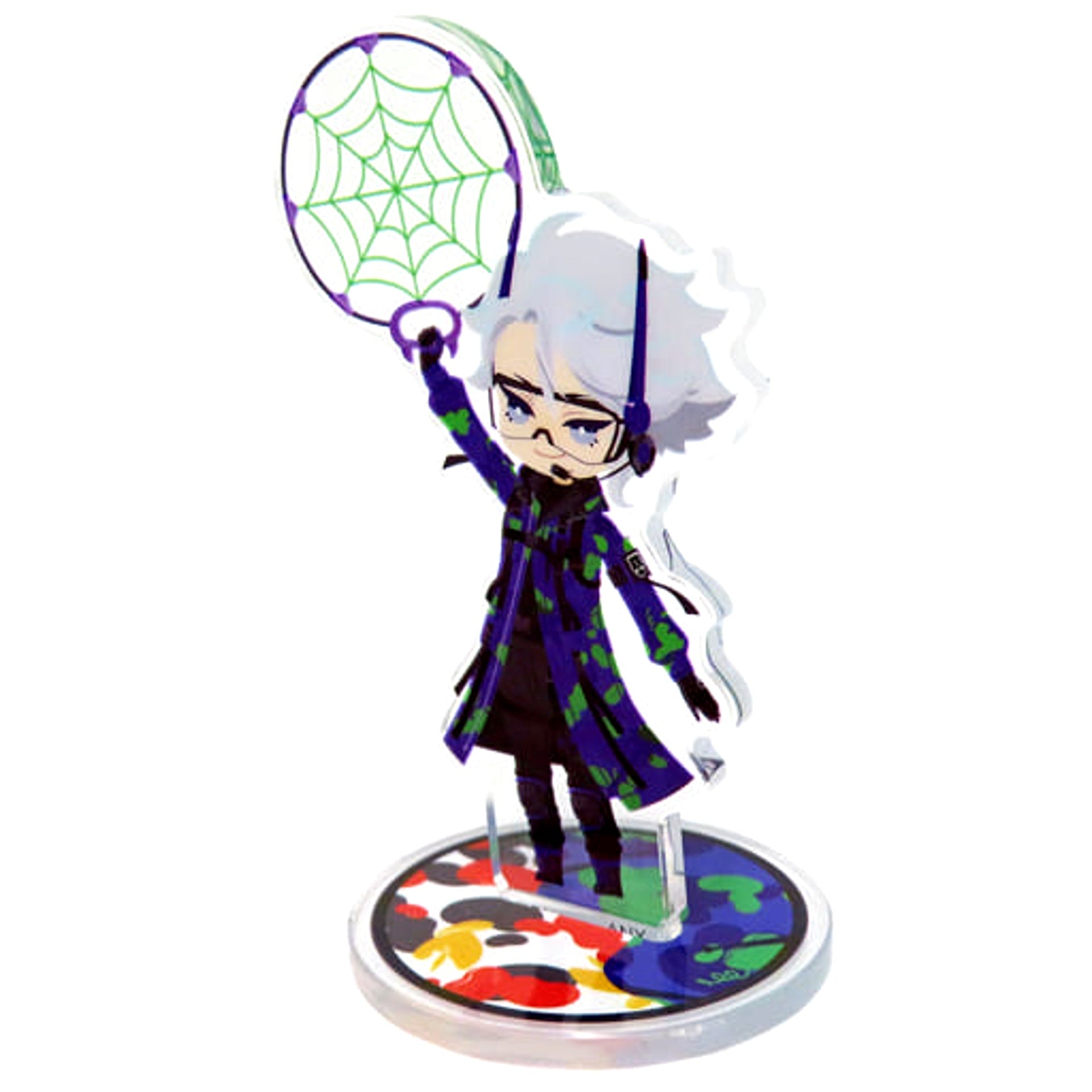 Disney Twisted-Wonderland Exhibition The World Born From the Villains Azul Ashengrotto Mini Acrylic Stand Collection Acrylic Stands [USED]