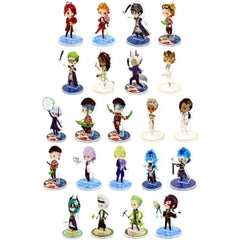 Disney: Twisted-Wonderland Riddle Rosehearts & Others All 22 Types Set Disney Mini Acrylic Stand Collection Twisted Wonderland Exhibition World Born From Villains Limited Acrylic Stands [USED]