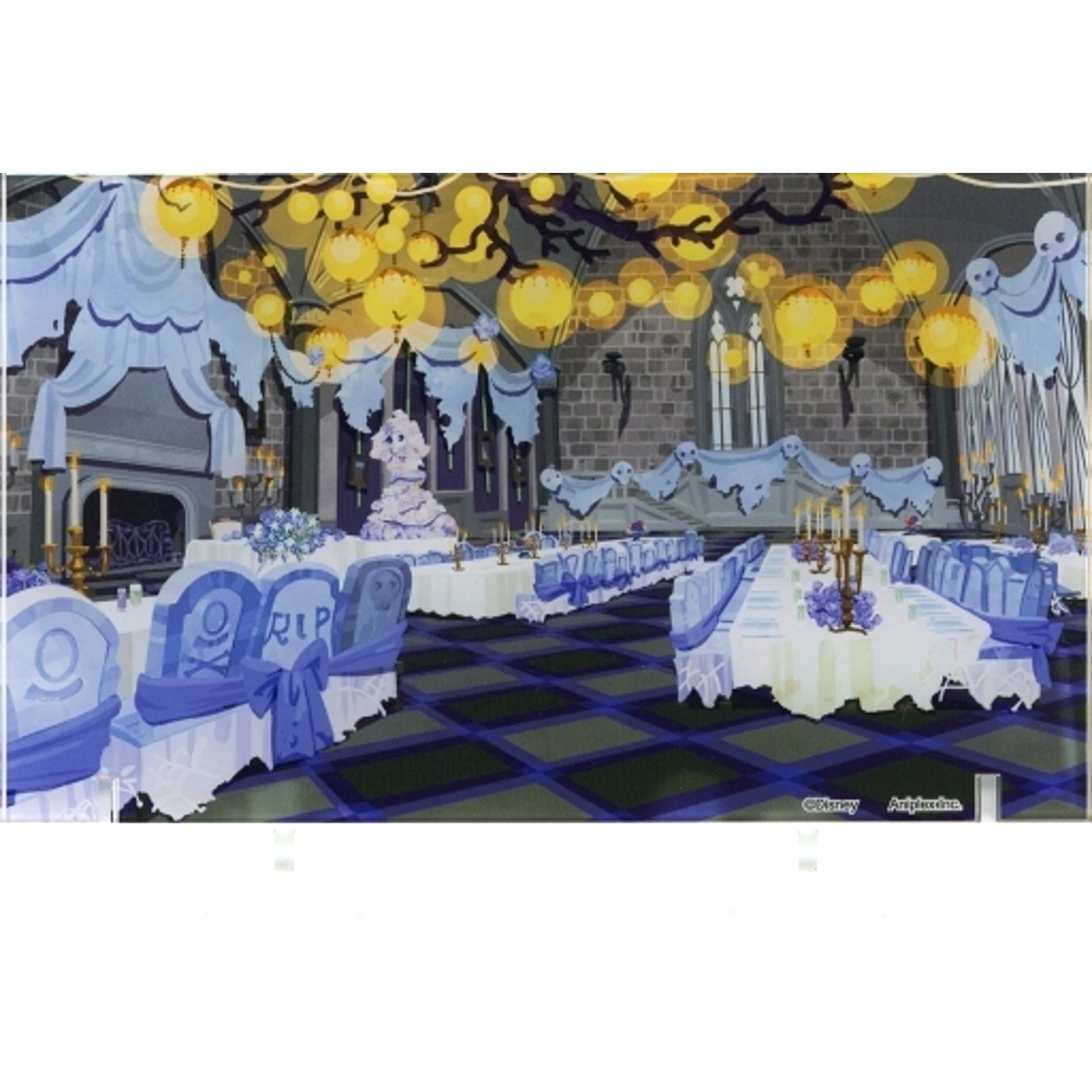 Ghost Marriage Background Disney Twisted-Wonderland Exhibition The World Born From Villains Acrylic Stand [USED]