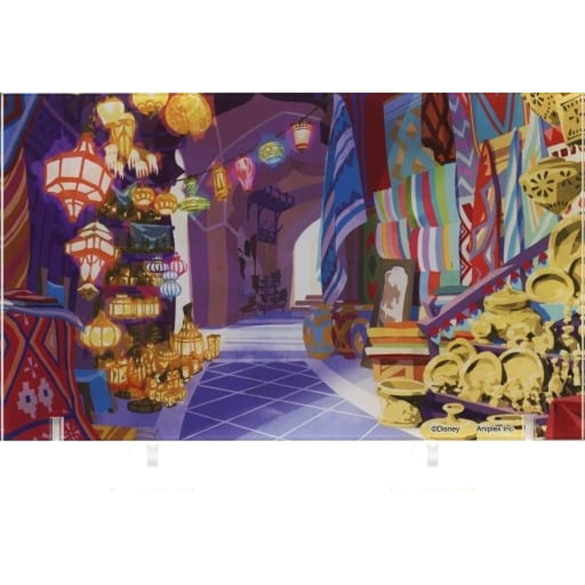 Disney Twisted-Wonderland Exhibition The World Born From the Villains Ariap Nariya of the Land of Hot Sands Background Acrylic Stand Acrylic Stands [USED]