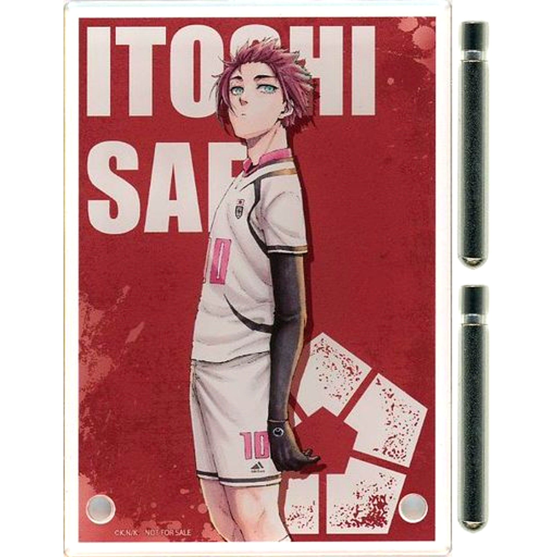 Sae Itoshi Winning Prize Blue Lock x Princess Cafe A7 Acrylic Plate [USED]