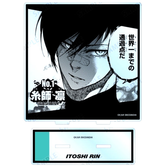 Rin Itoshi Big Acrylic Stand Blue Lock [USED]