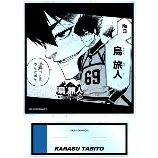 Tabito Karasu Big Acrylic Stand Blue Lock [USED]