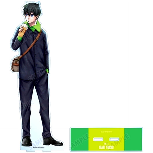 Yoichi Isagi Casual Clothes Ver. Extra Large Acrylic Stand Blue Lock [USED]