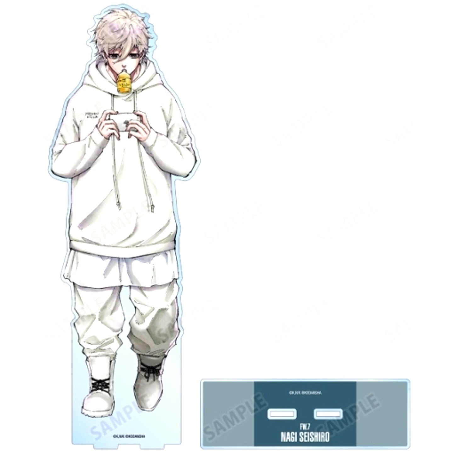 Seishiro Nagi Casual Clothes Ver. Extra Large Acrylic Stand Blue Lock [USED]