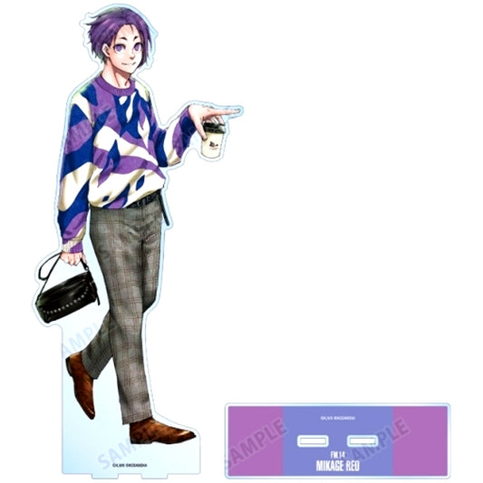 Reo Mikage Casual Clothes Ver. Extra Large Acrylic Stand Blue Lock [USED]