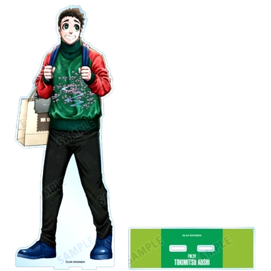 Aoshi Tokimitsu Casual Clothes Ver. Extra Large Acrylic Stand Blue Lock [USED]