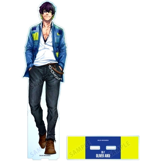 Oliver Aiku Blue Lock Casual Clothes Ver. Jumbo Acrylic Stand [USED]