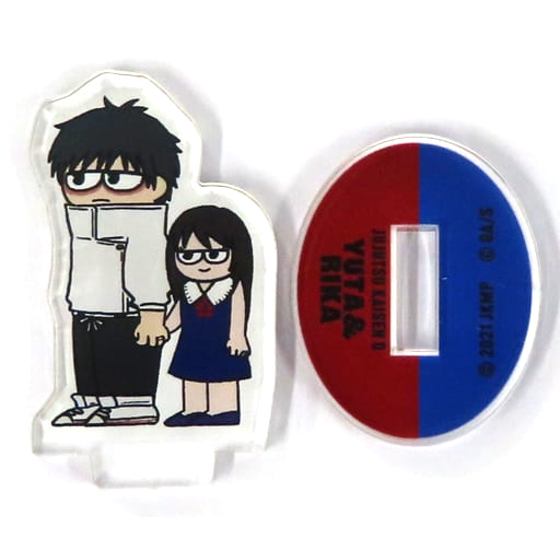 Jujutsu Kaisen 0 Jirori Trading Mini Acrylic Stand Yuta Okkotsu & Rika Orimoto Acrylic Stands [USED]