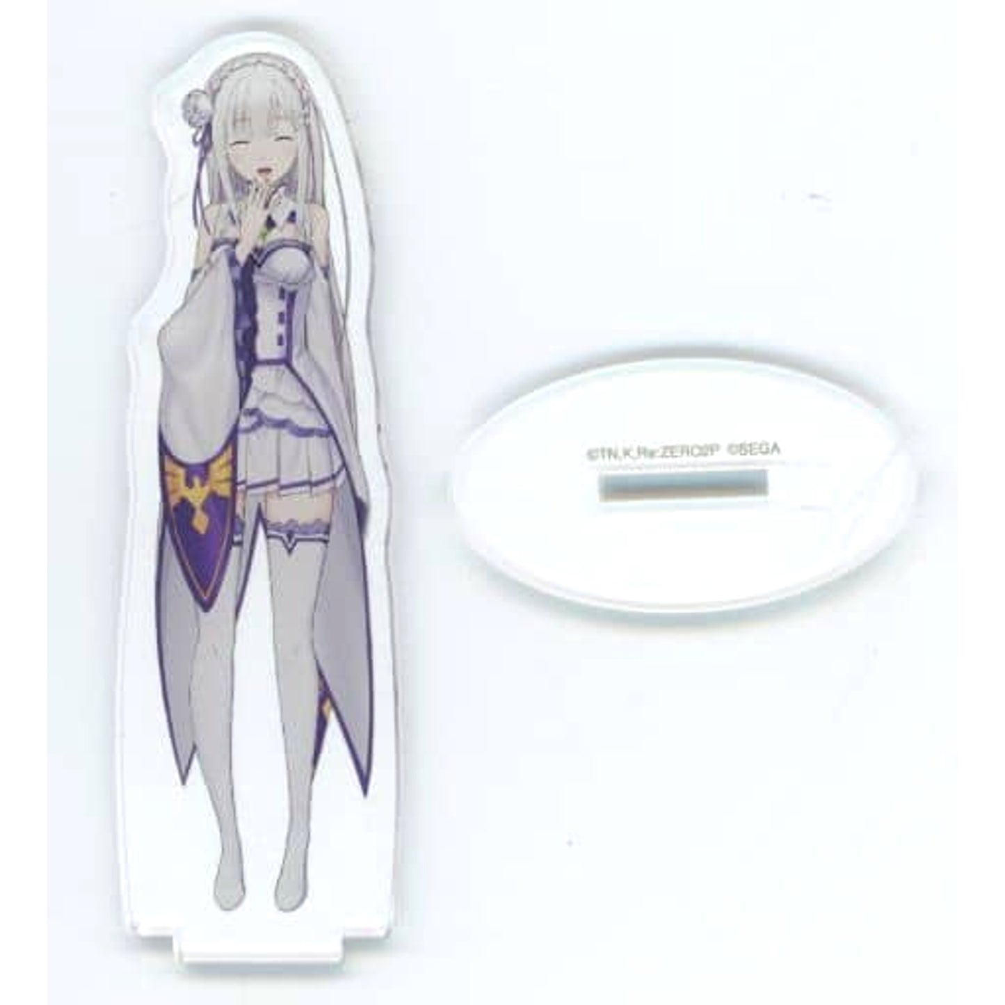 Re:ZERO -Starting Life in Another World- Lost in Memories Emilia Sega Lucky Kuji Online Acrylic Stand Prize C-1 [USED]
