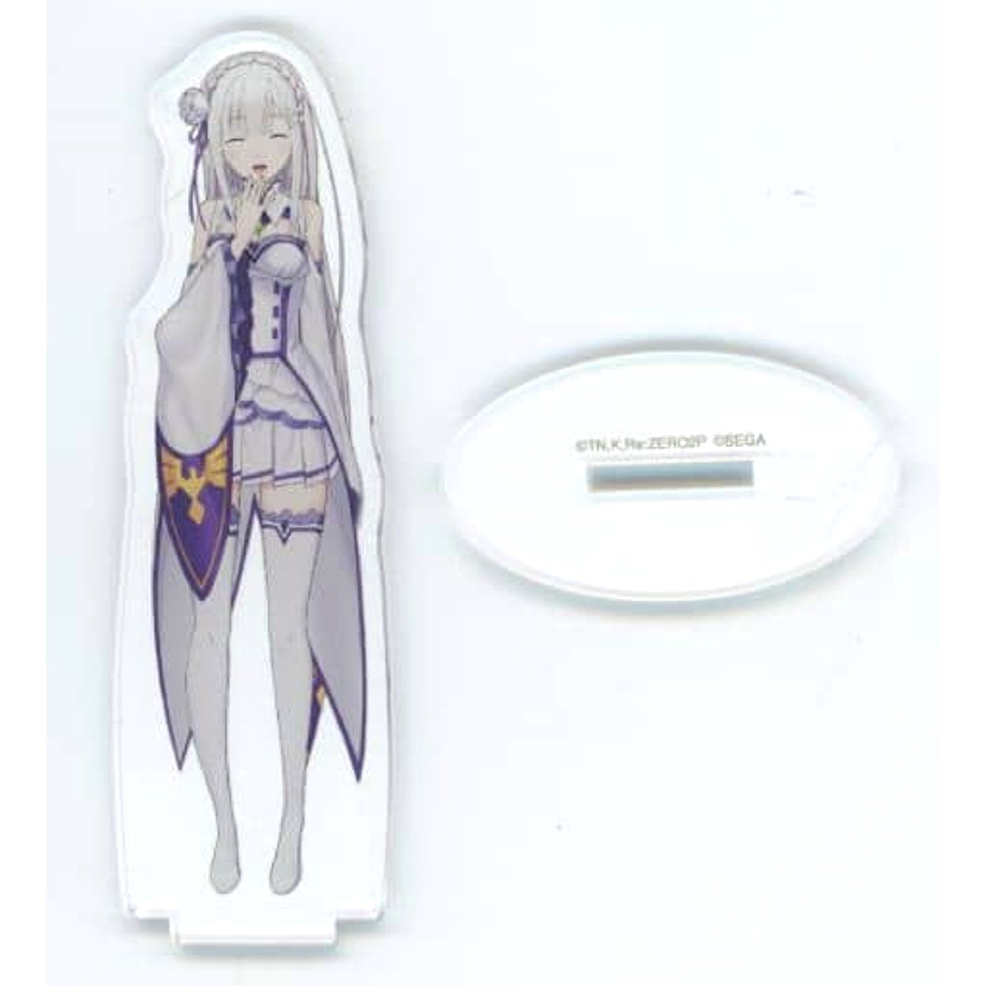 Re:ZERO -Starting Life in Another World- Lost in Memories Emilia Sega Lucky Kuji Online Acrylic Stand Prize C-1 [USED]