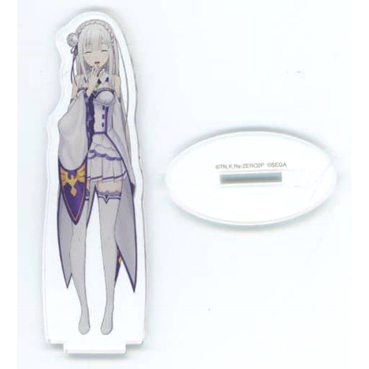 Re:ZERO -Starting Life in Another World- Lost in Memories Emilia Sega Lucky Kuji Online Acrylic Stand Prize C-1 [USED]