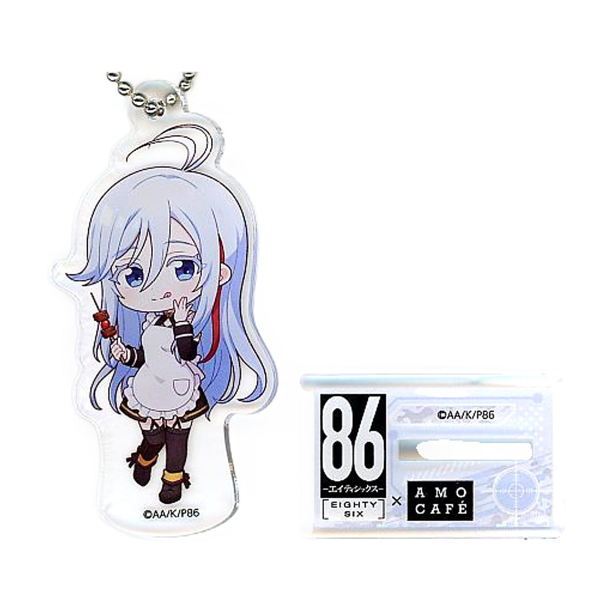 86 Vladilena Milize Mini Character Acrylic Stand Keychain AMO CAFE Limited Keychains [USED]