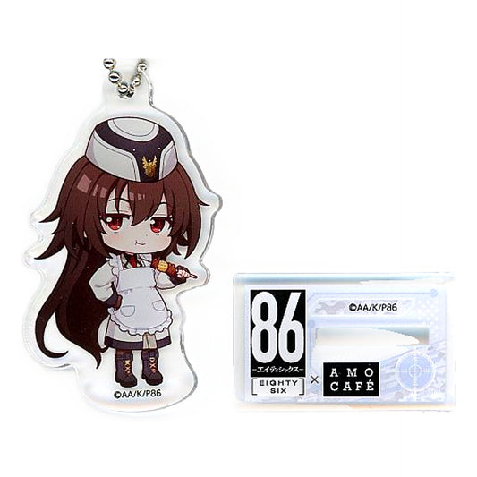 86 Frederica Rosenford Mini Character Acrylic Stand Keychain AMO CAFE Limited Keychains [USED]