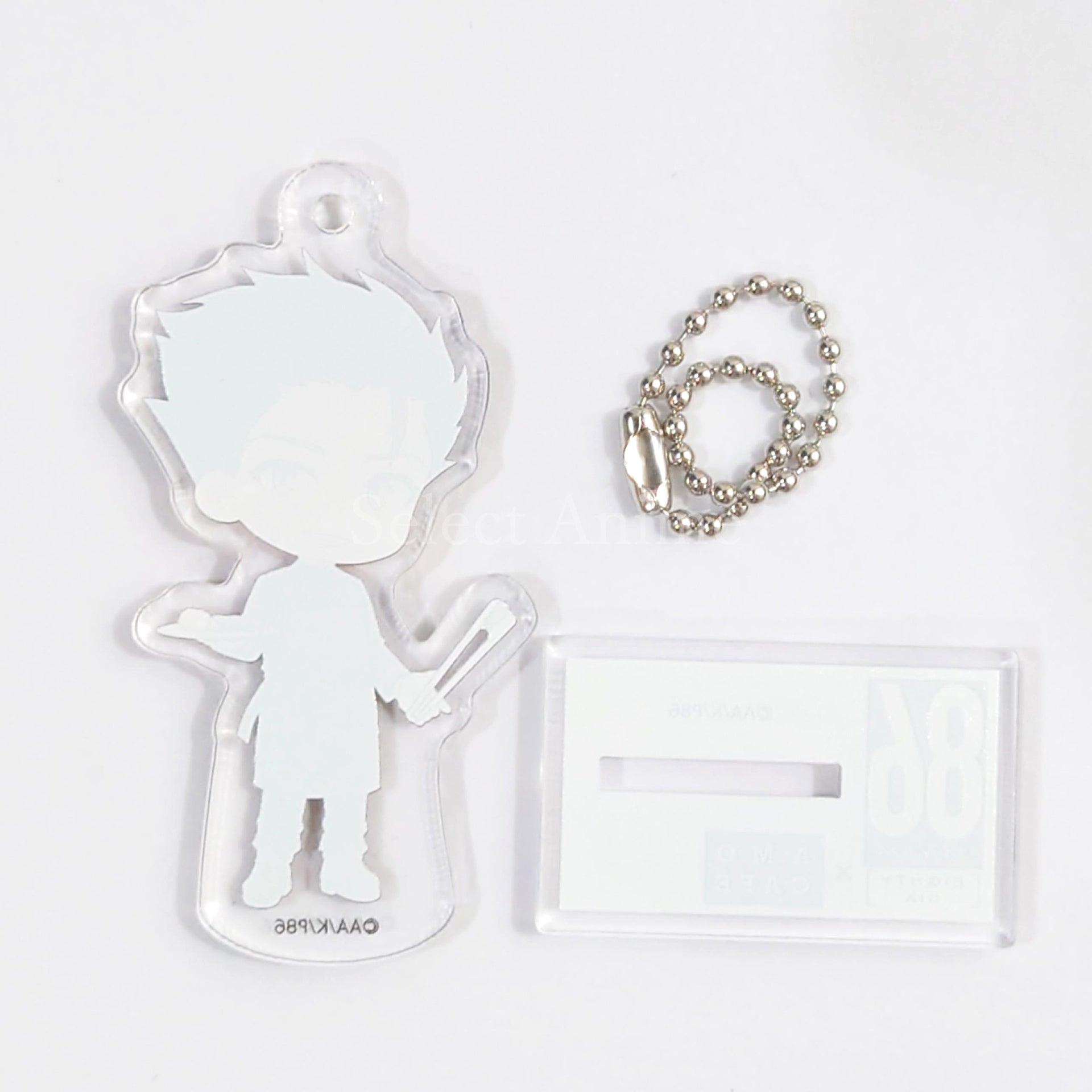 86 Raiden Shuga Mini Character Acrylic Stand Keychain AMO CAFE Limited Keychains [USED]