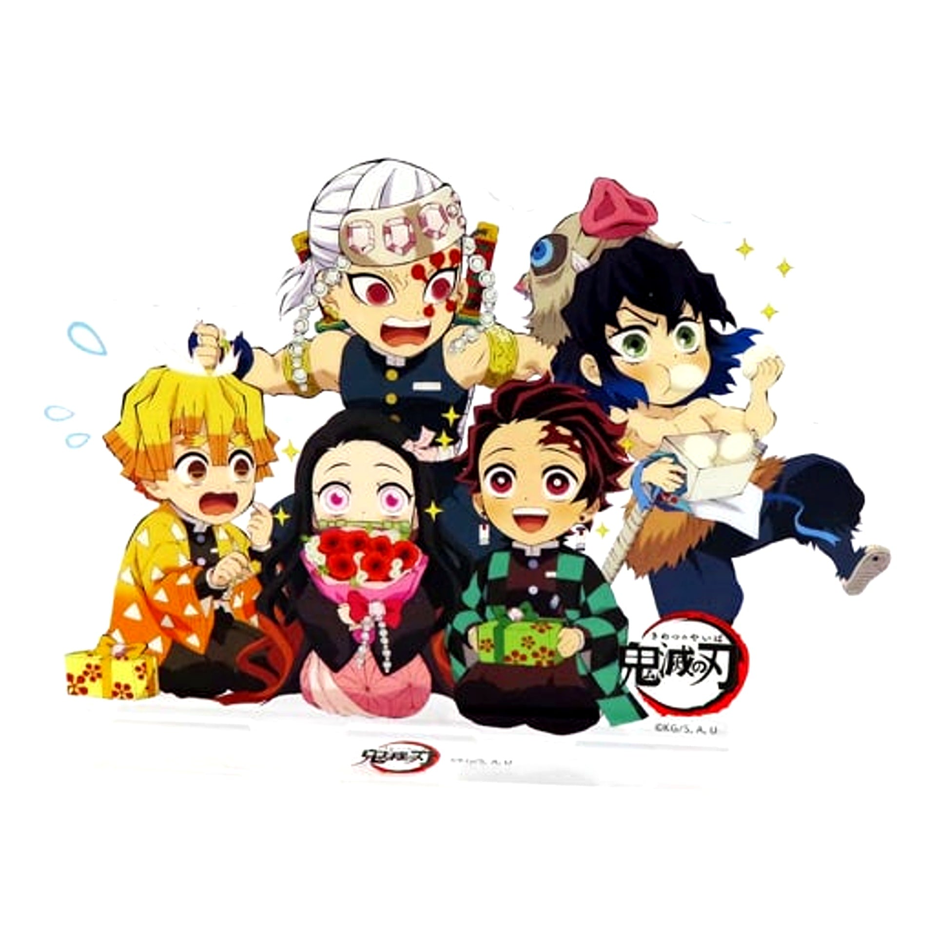Group Demon Slayer x ufotable Cafe x Machi Asobi CAFE White Day Event 2022 Made-to-Order Limited Acrylic Stand [USED]