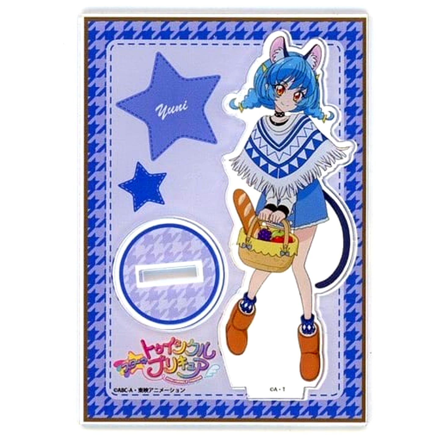Yuni Star Twinkle PreCure Acrylic Stand Plate Camping PreCure Pretty Store Pop-Up Shop in Marui [USED]