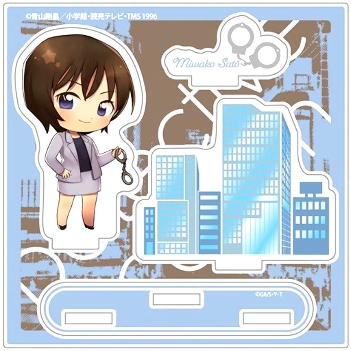 Miwako Sato Detective Conan Deformed Diorama Acrylic Stand [USED]